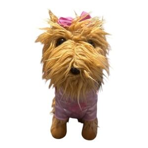 Nickelodeon JoJo Siwa BowBow the Dog Plush 17" Pillow Buddy Pink Sparkle Jacket